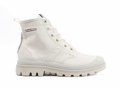 Botas Palladium PALLABROUSSE X IKKS Mujer Blancas | Costa Rica-64870